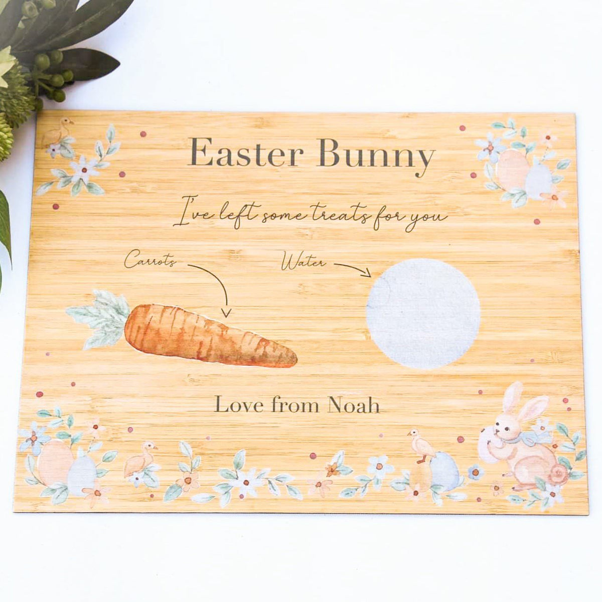 Easter Bunny Board - Colour Illustrated