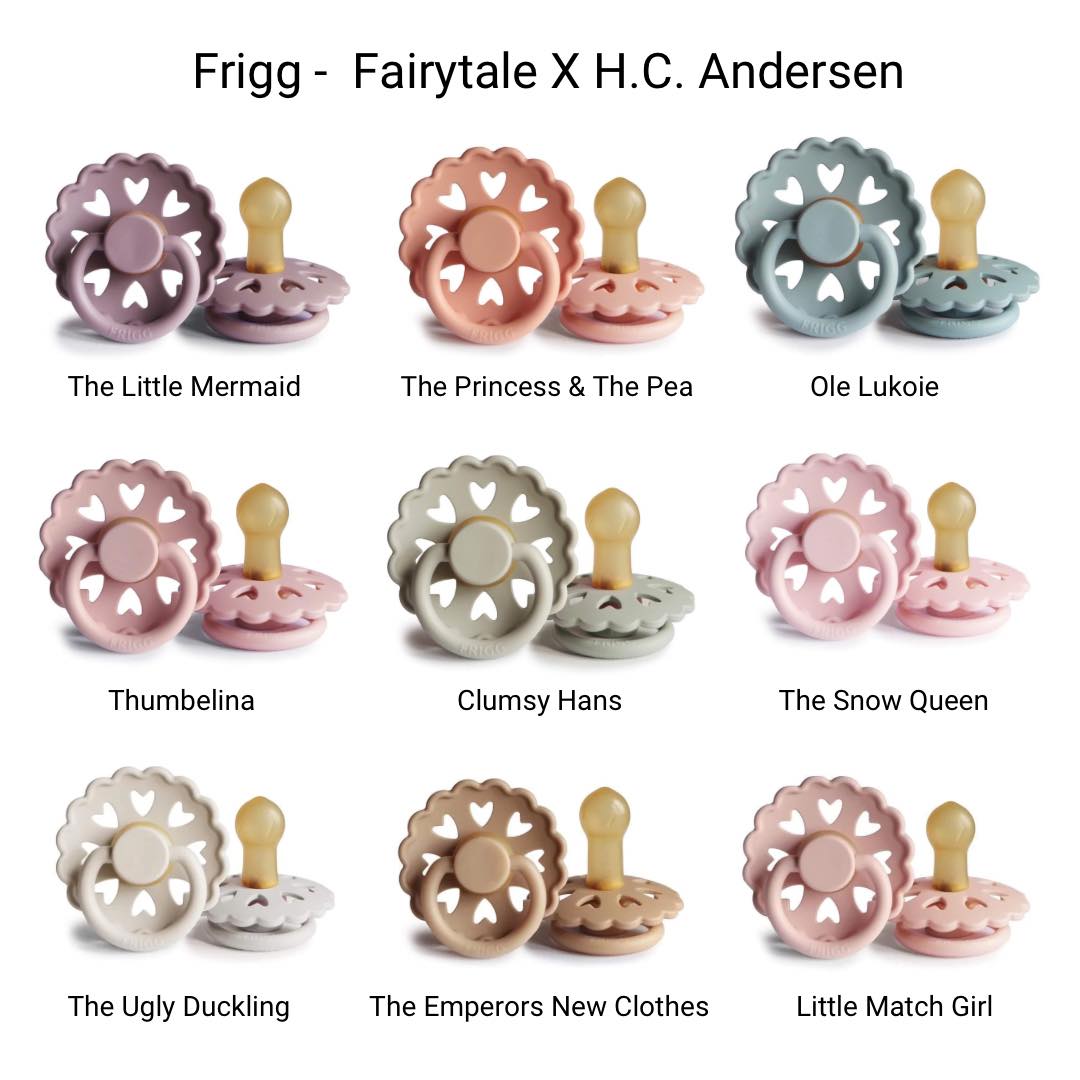 FRIGG Fairytale X H.C. Andersen Dummies - Latex Teat - (Size 1) NB - 6m