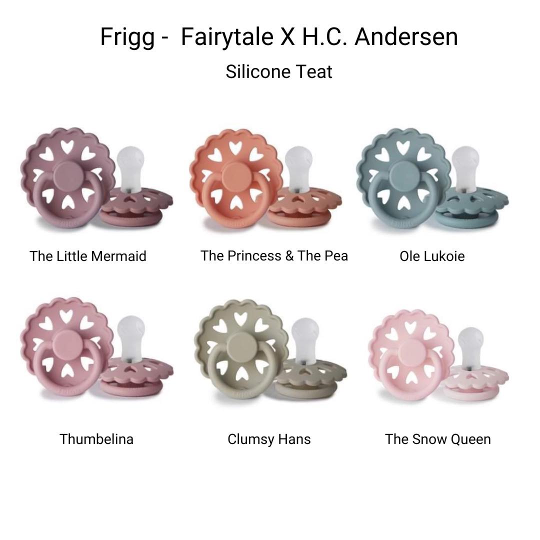 FRIGG Fairytale X H.C. Andersen Dummies - Silicone Teat - (Size 1) NB - 6m