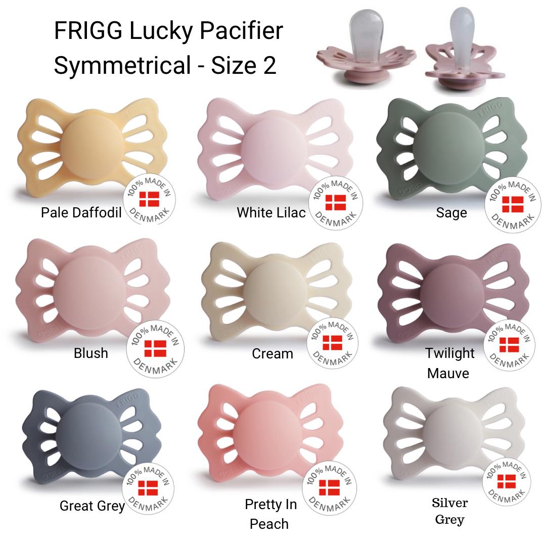 Frigg Lucky Dummies Symmetrical - Silicone Teat - (Size 2) 6m - 18m