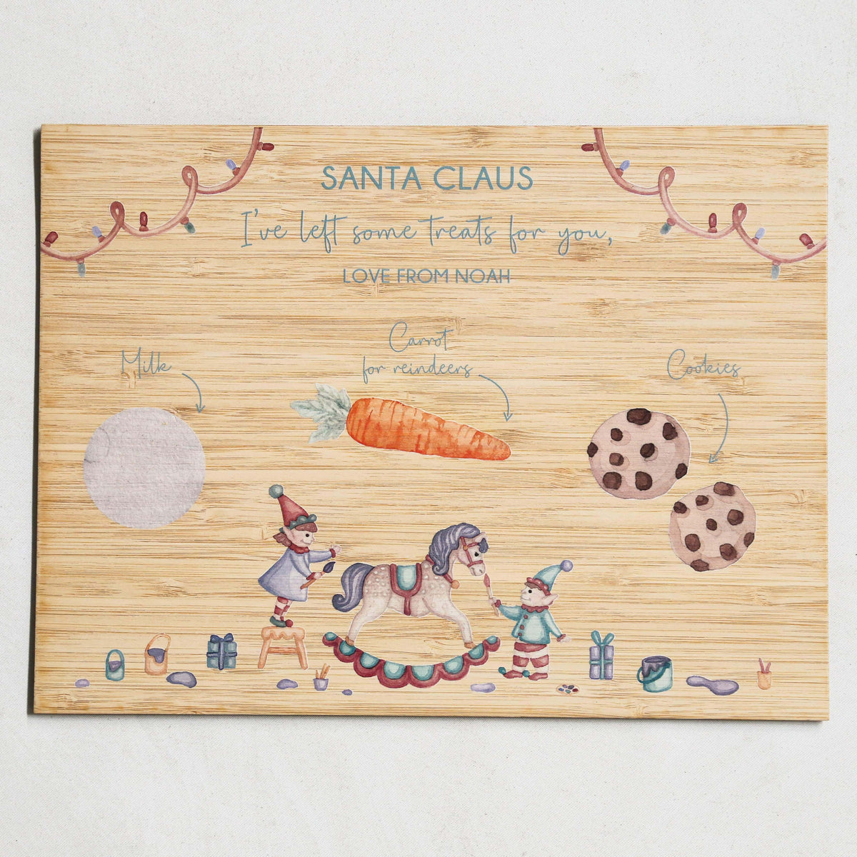 Santa&#39;s Workshop Elves Board - Printed