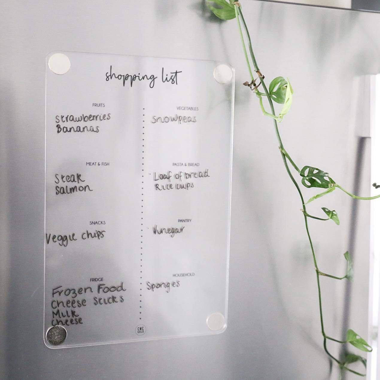 Shopping List Planner (magnetic)