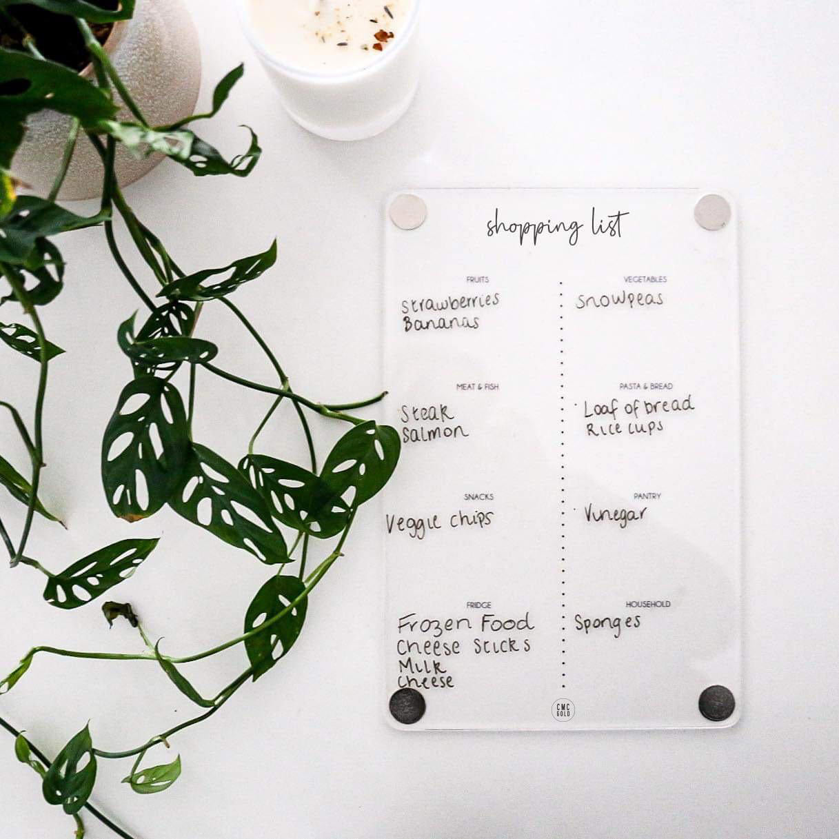 Shopping List Planner (magnetic)