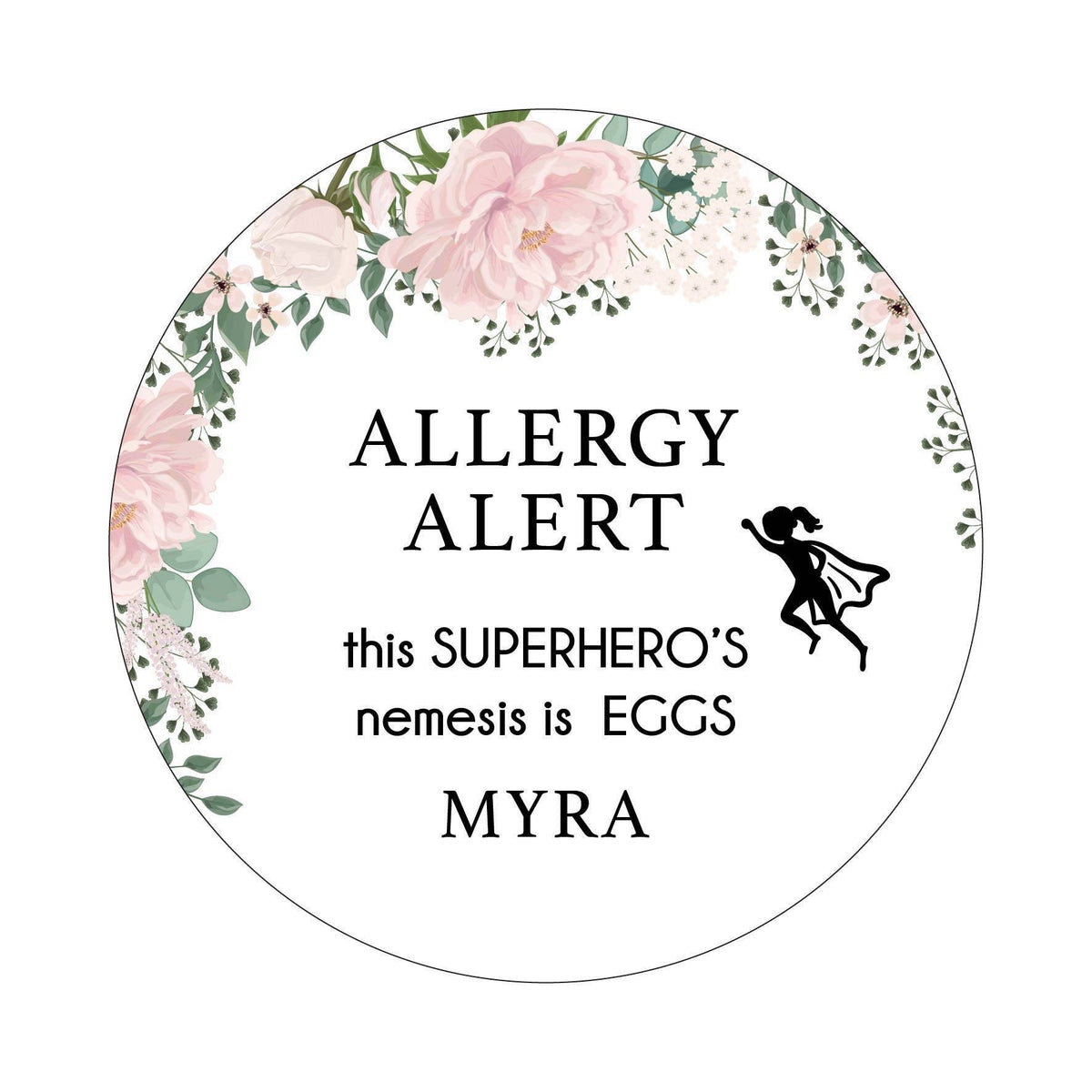 Allergy Alert Plaque