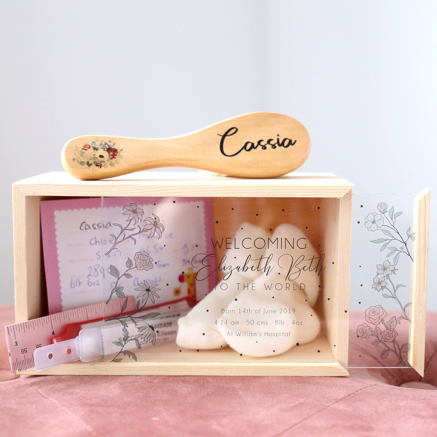 Personalised Baby Keepsake Boxes - Treasure Memories - CMC Gold - CMC Gold