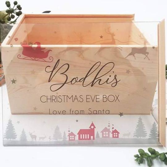 Chistmas Eve Keepsake Box - Fly By Santa