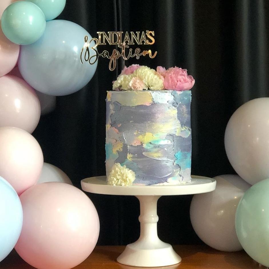 Christening/Baptism Cake Topper