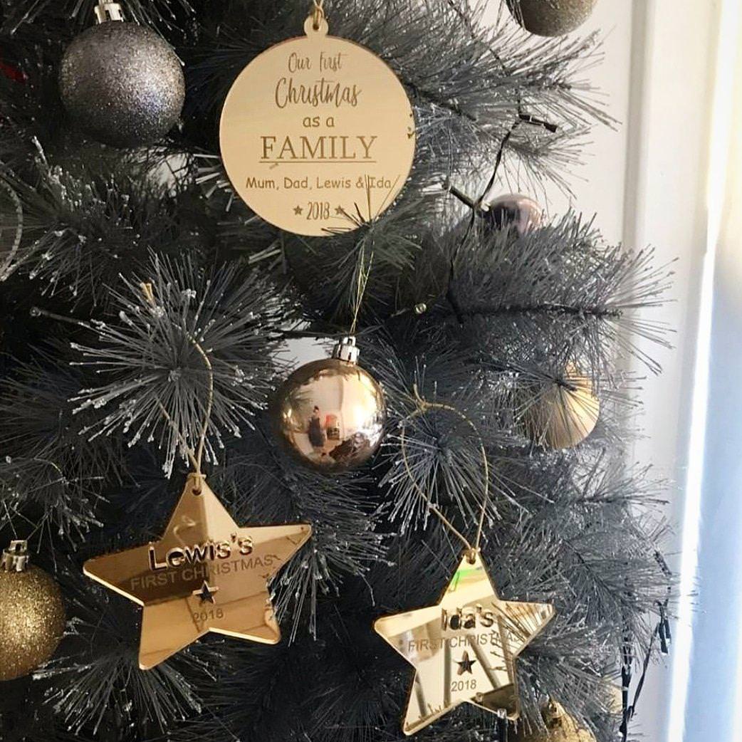 Christmas Ornament - 1st Christmas as a Family