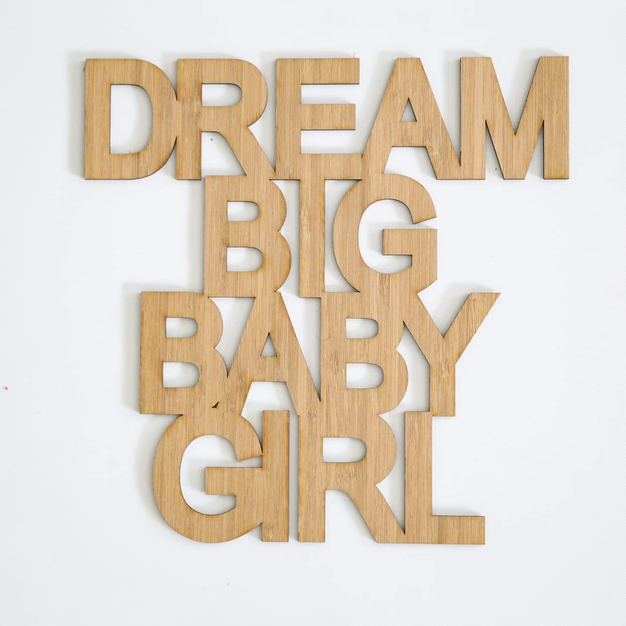 Dream Big Baby Girl Quote Decal