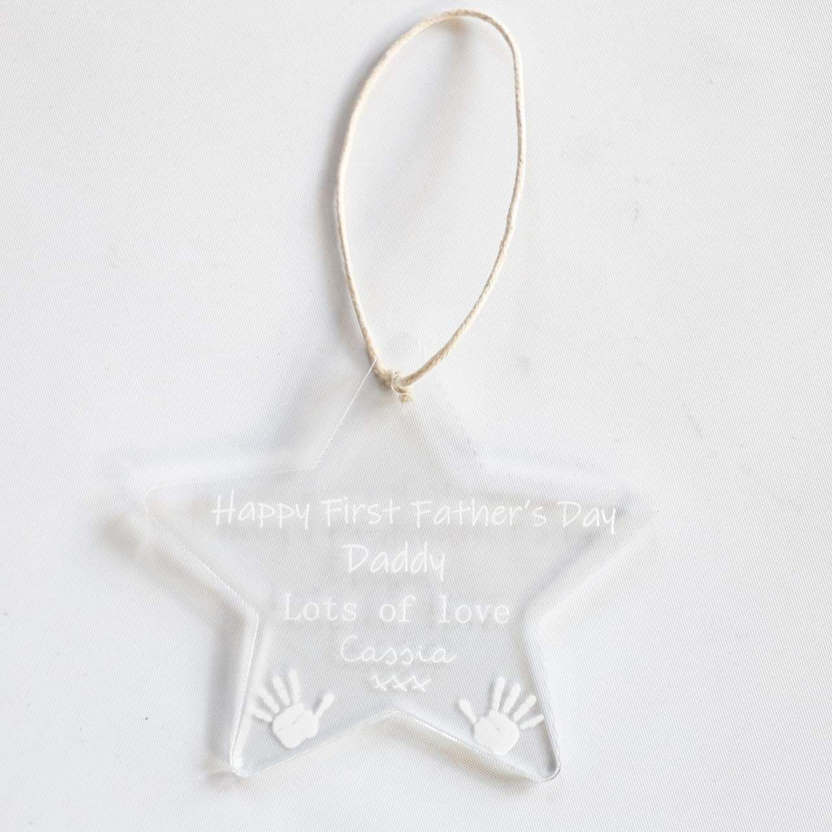 First Father&#39;s Day Star- Personalised