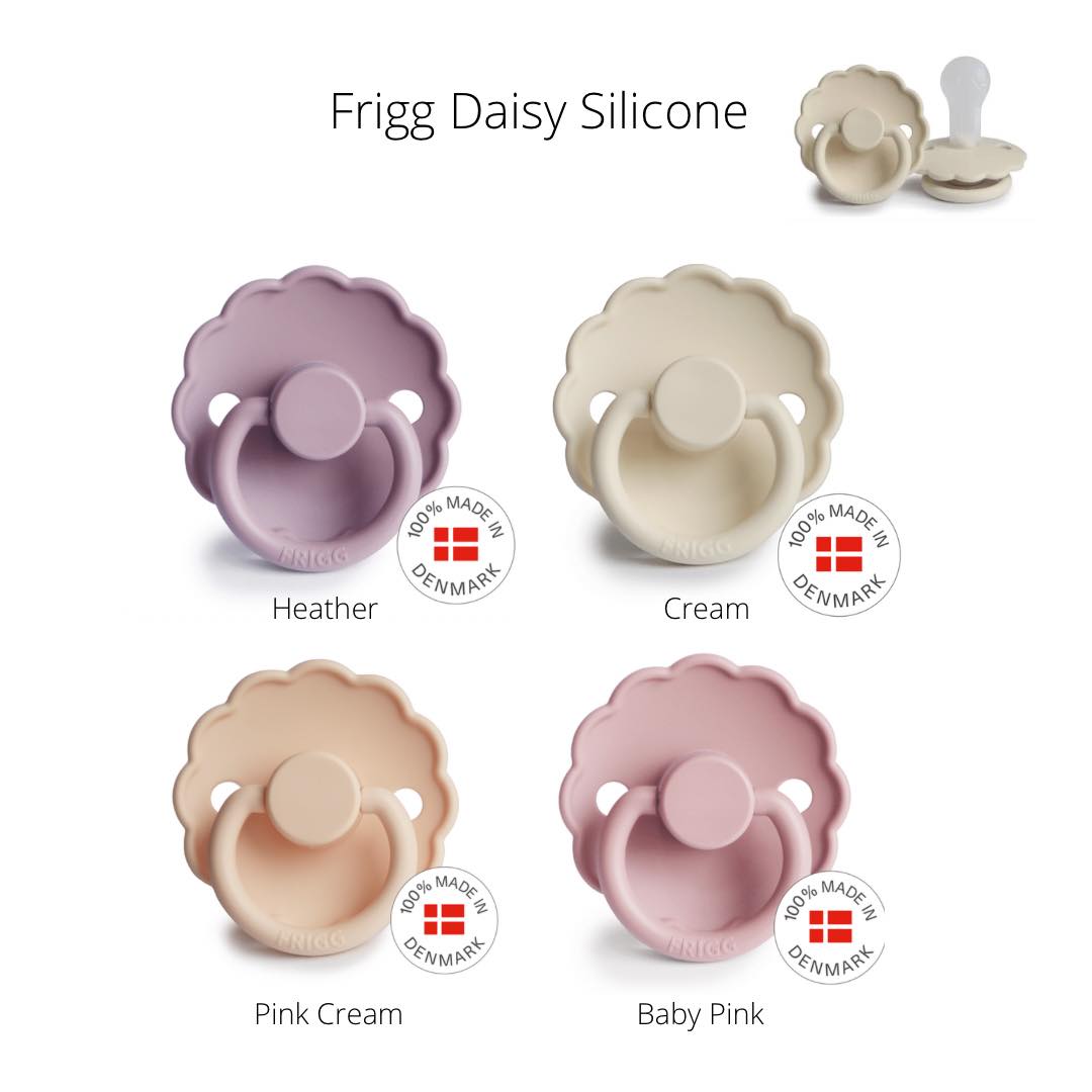 FRIGG Daisy Dummies - Silicone Teat - (Size 1) NB - 6m
