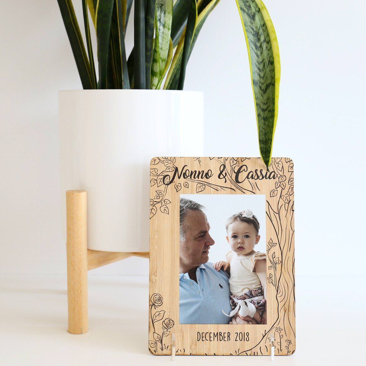 Grandparent and Grandchild Printed Photo Frame