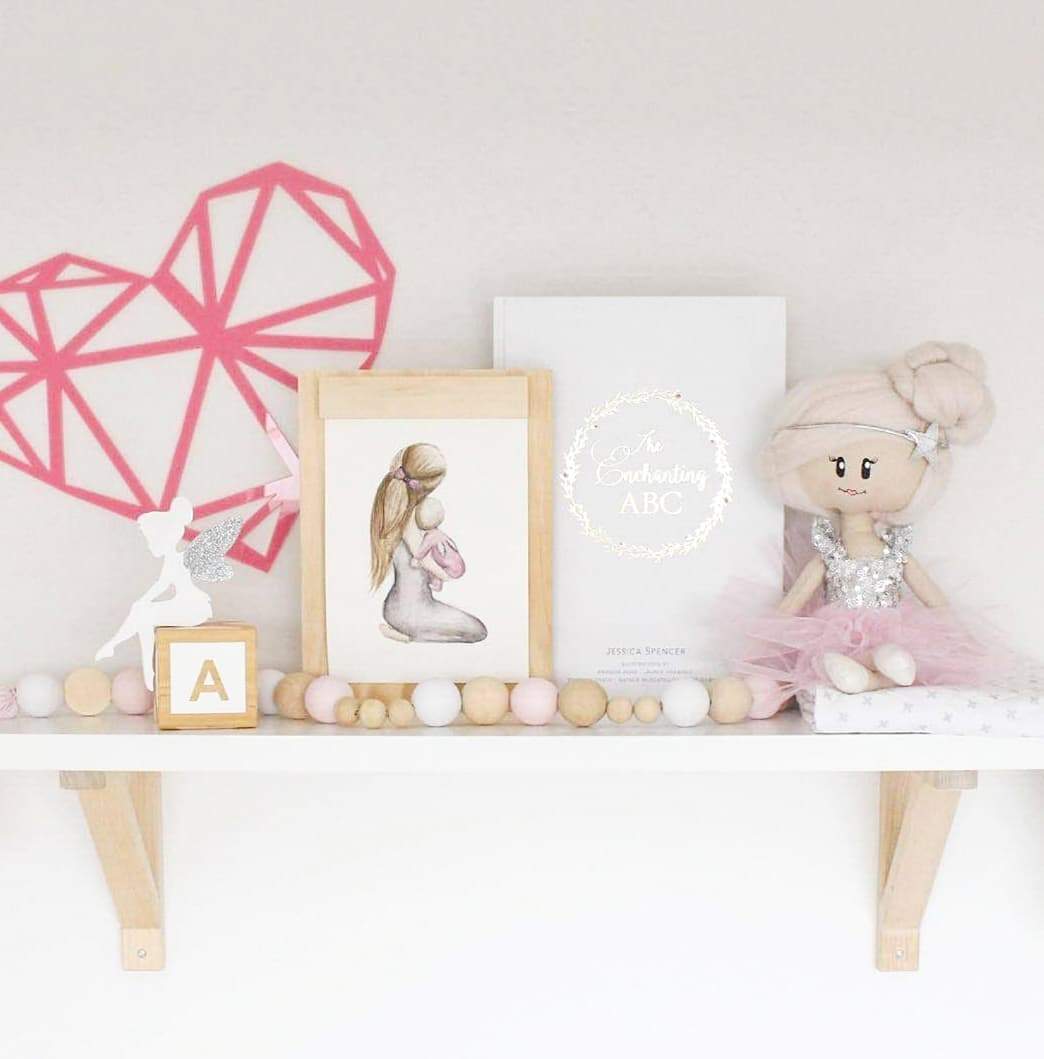 Heart Geometric Wall Decal