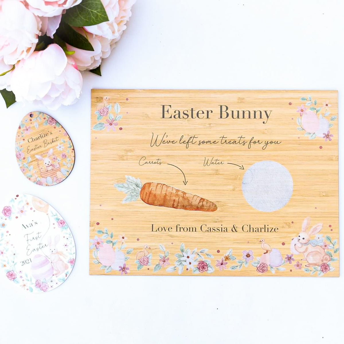 Easter Bunny Board - Colour Illustrated
