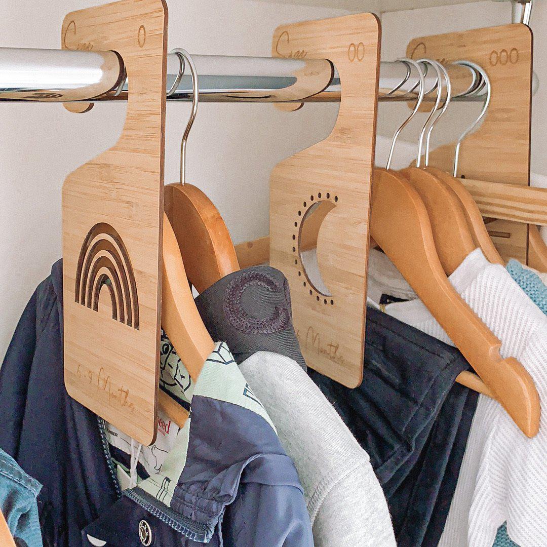 Clothing Dividers - Engraved (set of 6)