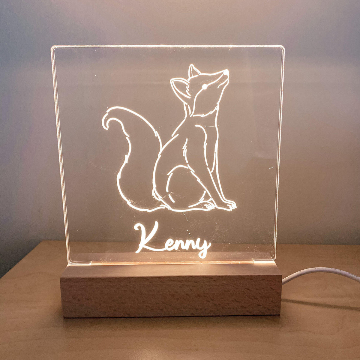 Night Lights (USB Operated) - Square Personalised
