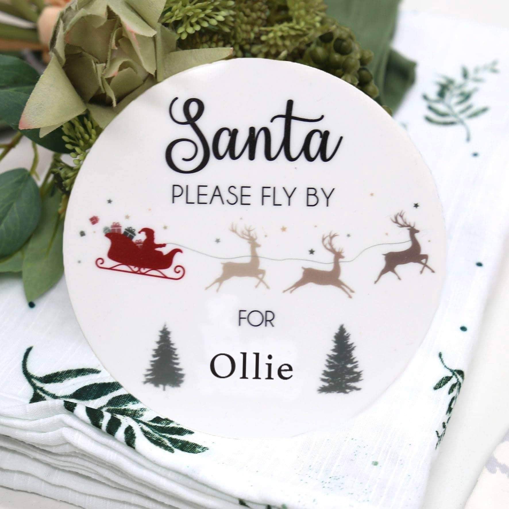 Santa Please Fly By - Personalised