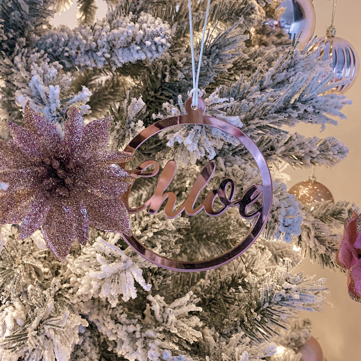 Christmas Ornament - Name Cutout