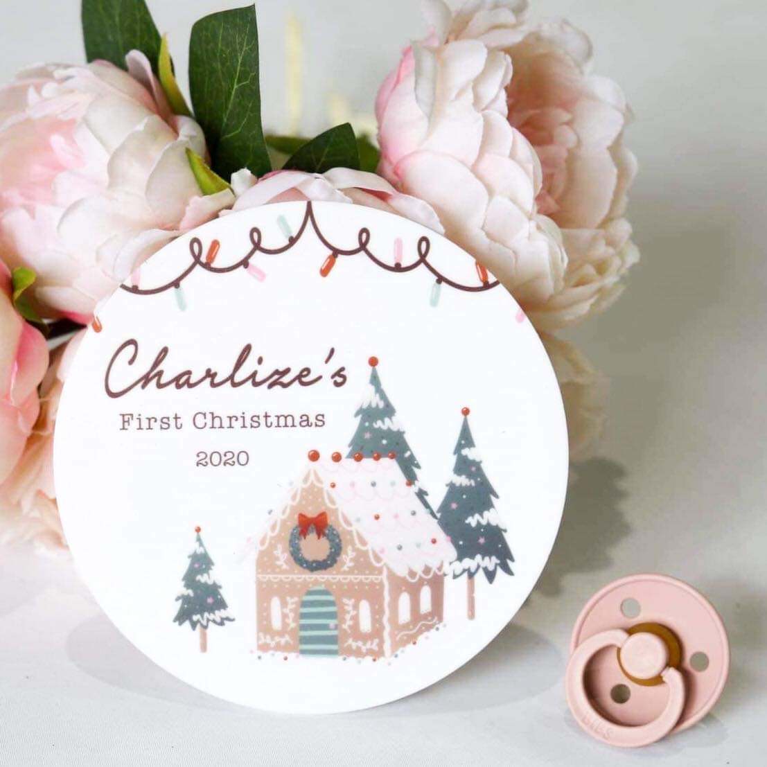 First Christmas Milestone - Printed