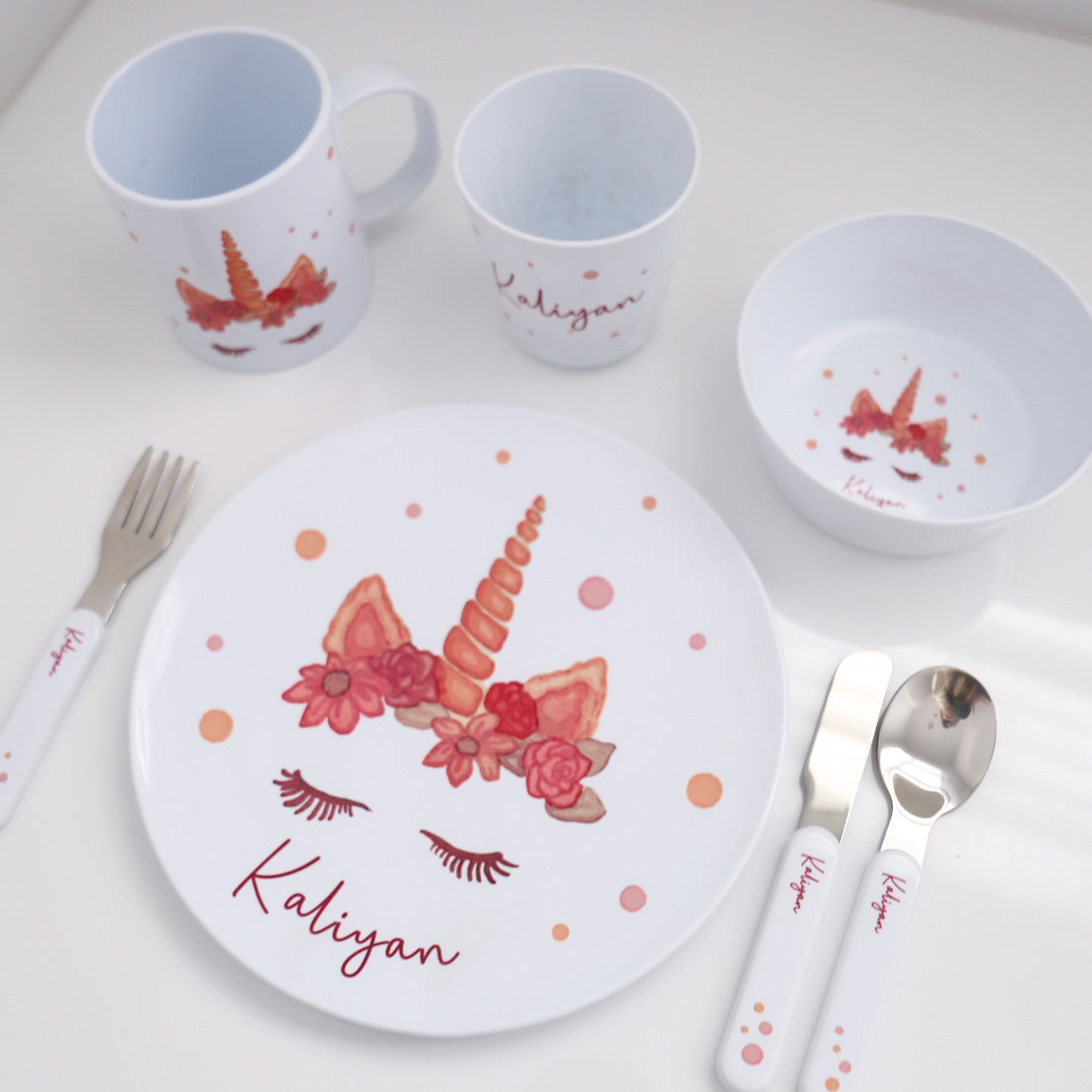 Personalised dinner clearance sets