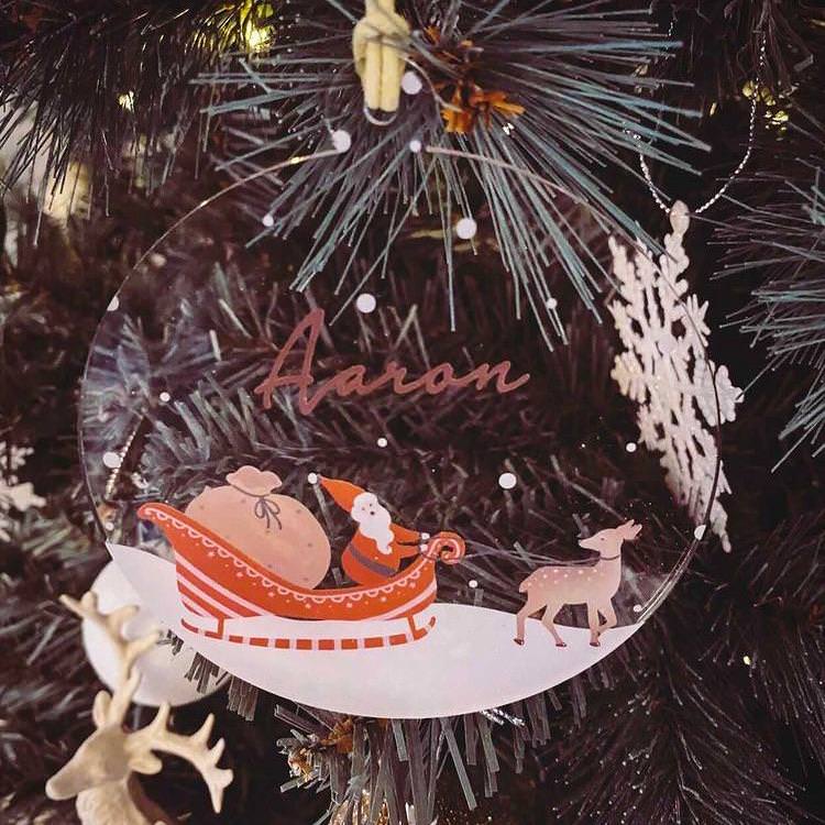 Christmas Ornament - Personalised Illustrations