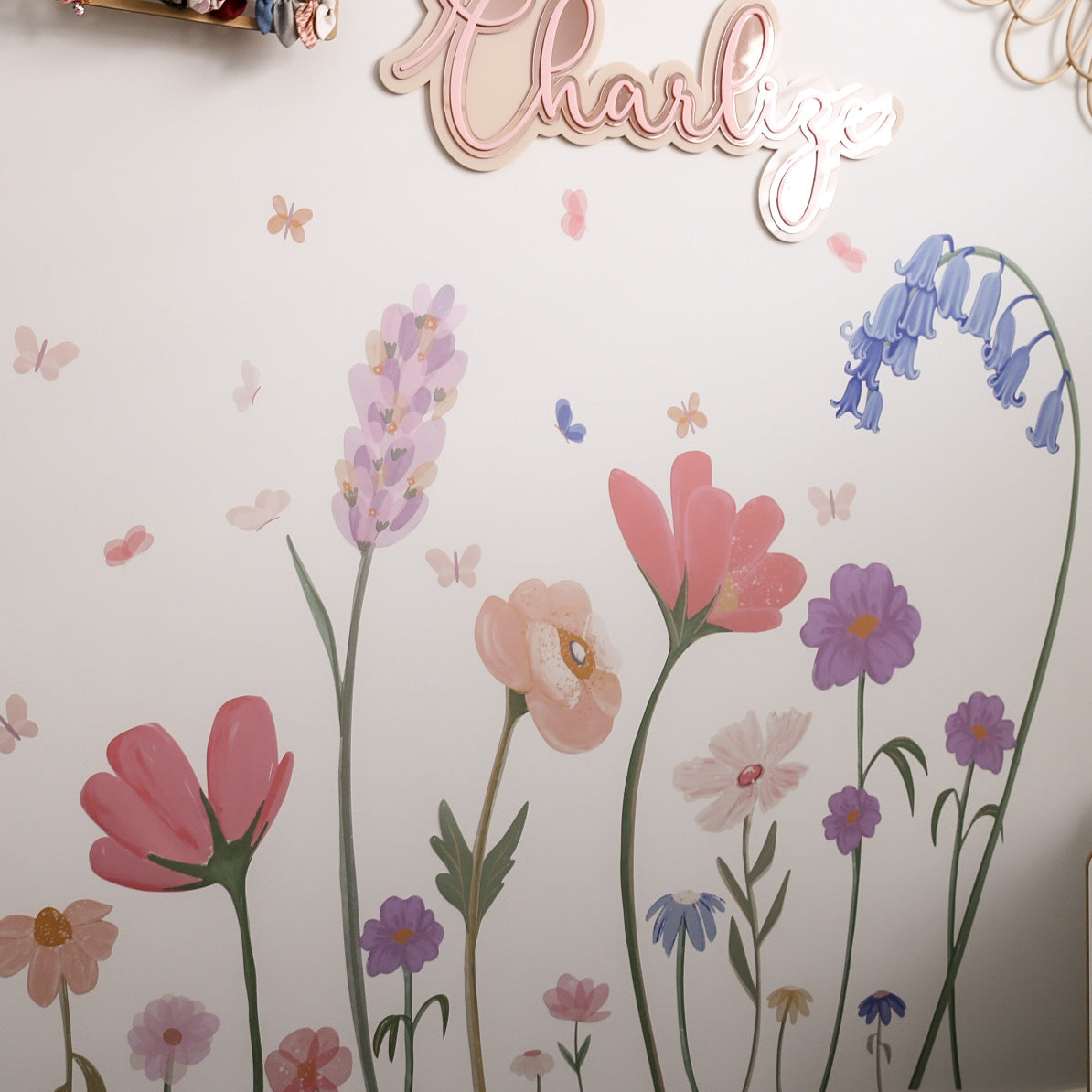 Grande Garden Party | Removable PhotoTex Wall Decals | Blond + Noir