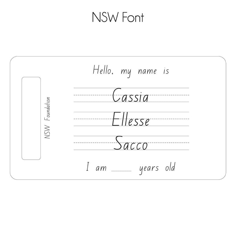 Personalised Trace &amp; Erase - First Name, Middle Name &amp; Surname