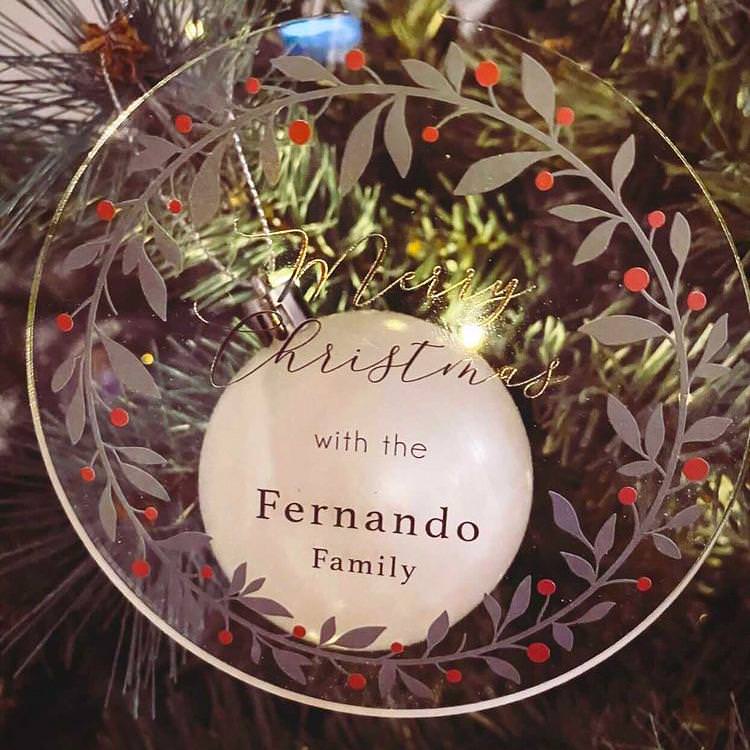 Christmas Ornament - Merry Christmas