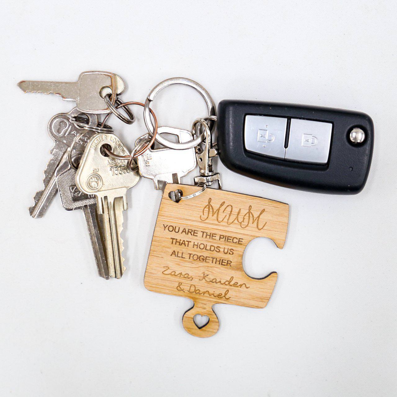 Jigsaw Keyring - Personalised