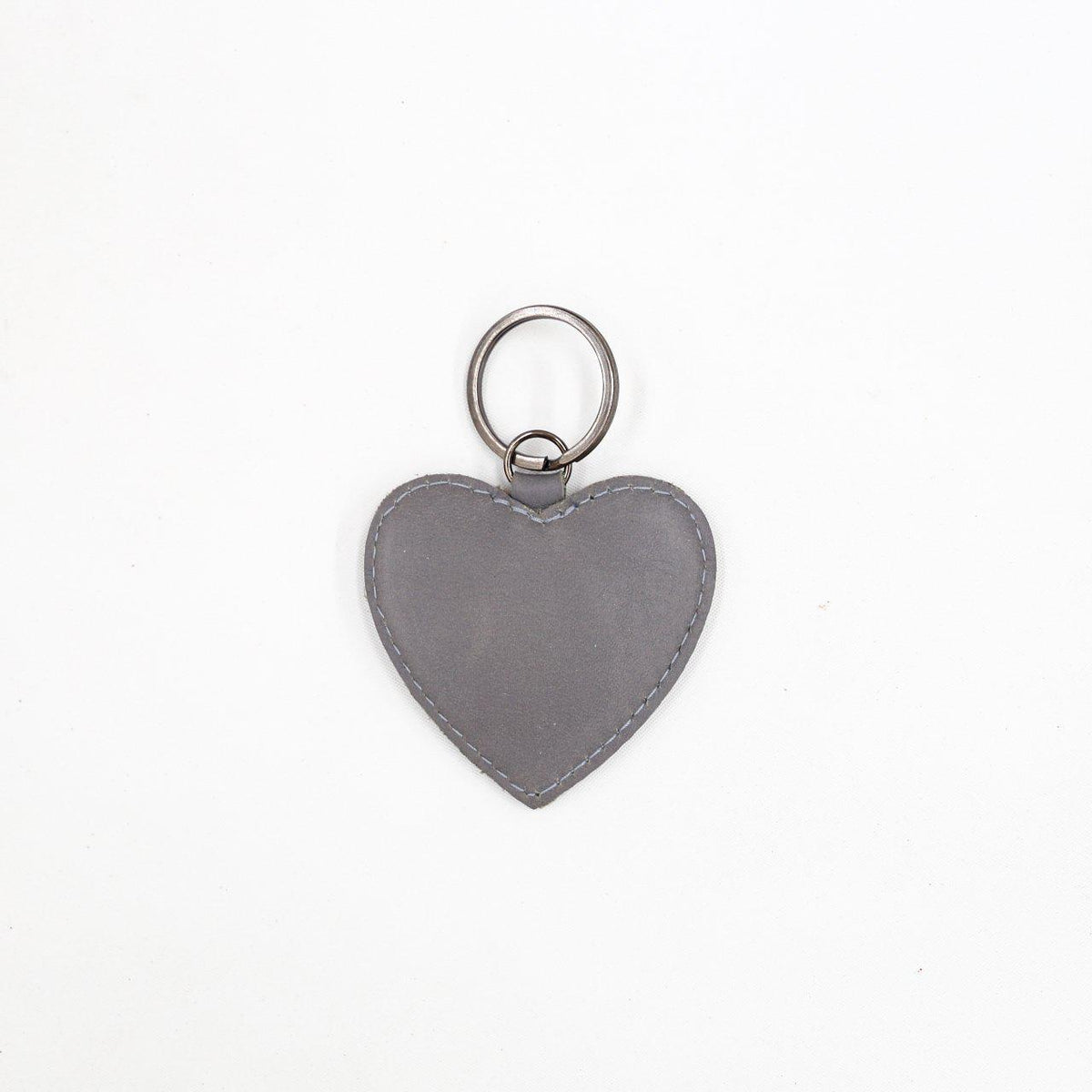 Leather Keyring - Heart