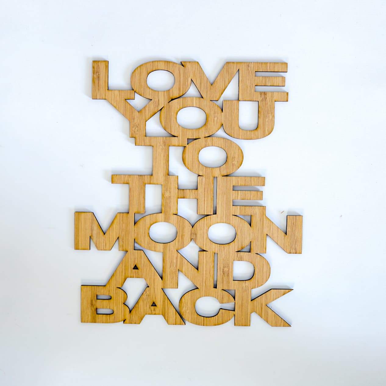 Love You To The Moon And Back Quote Decal