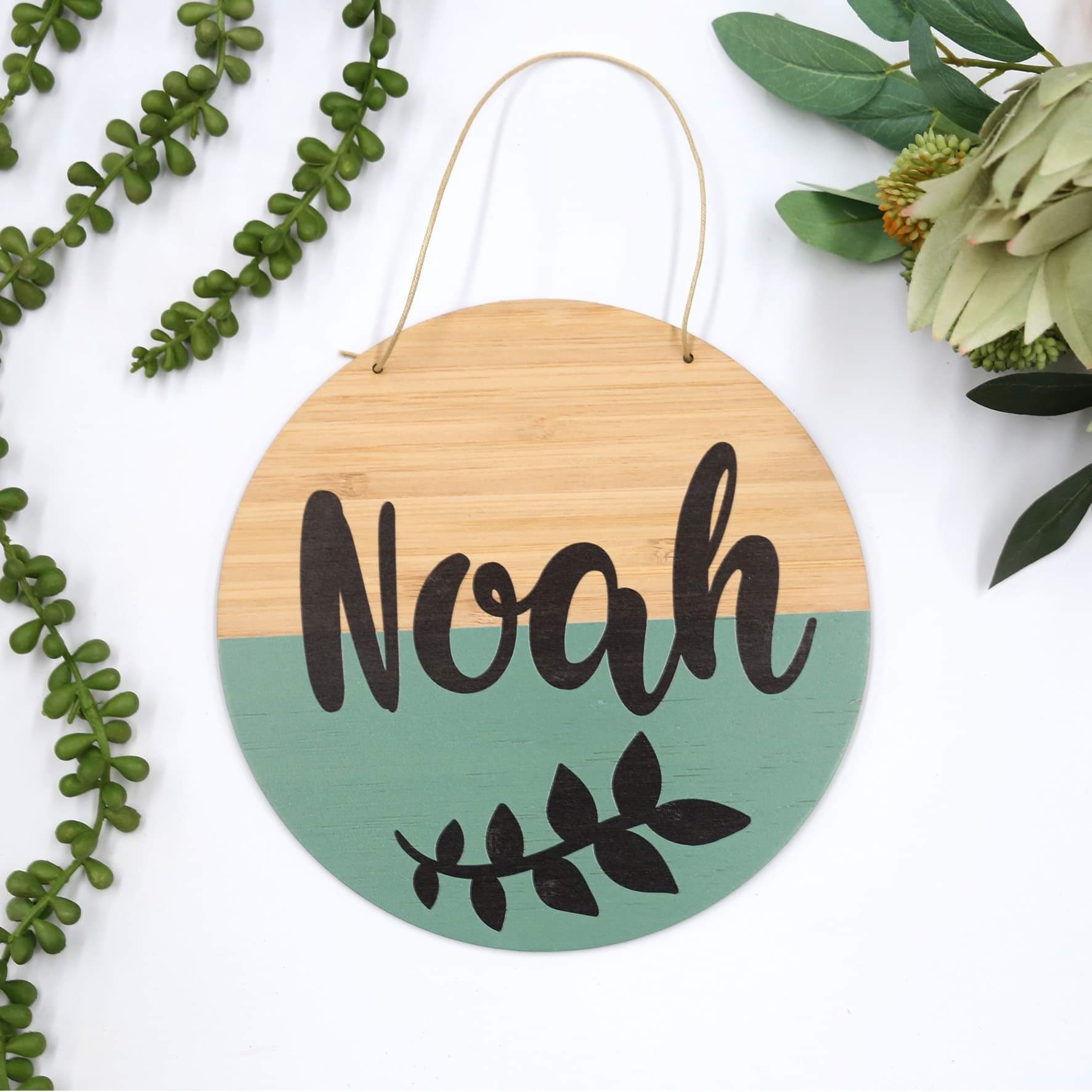 Name Plaques - Printed Half Coloured