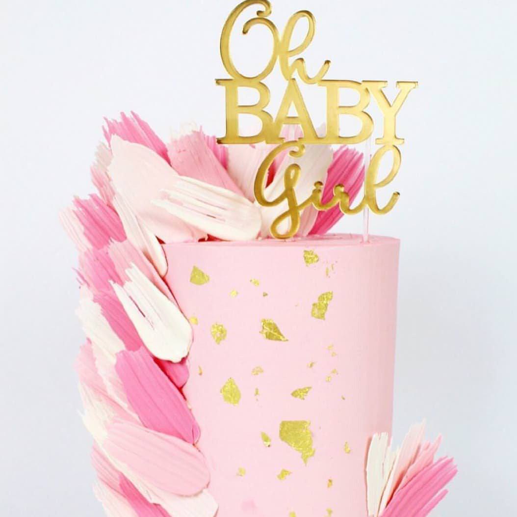 Oh Baby Girl/Boy Cake Topper
