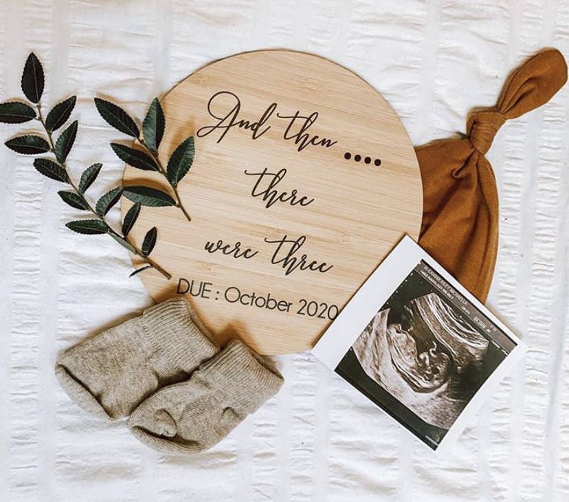 Pregnancy Announcement Plaque