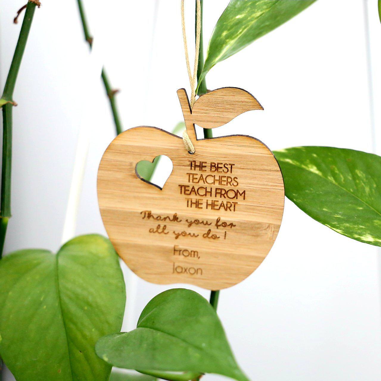 The Best Teacher Christmas Ornament