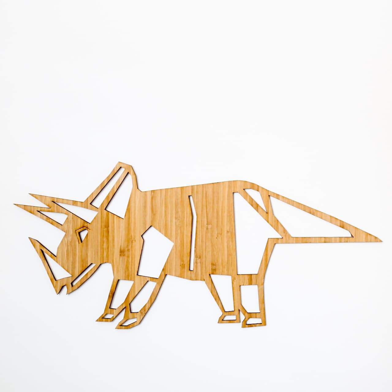 Triceratops/Rhino Geometric Wall Decal