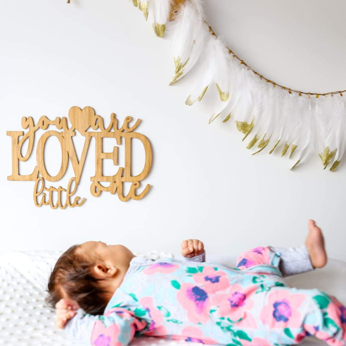 You Are Loved Little One Quote Decal