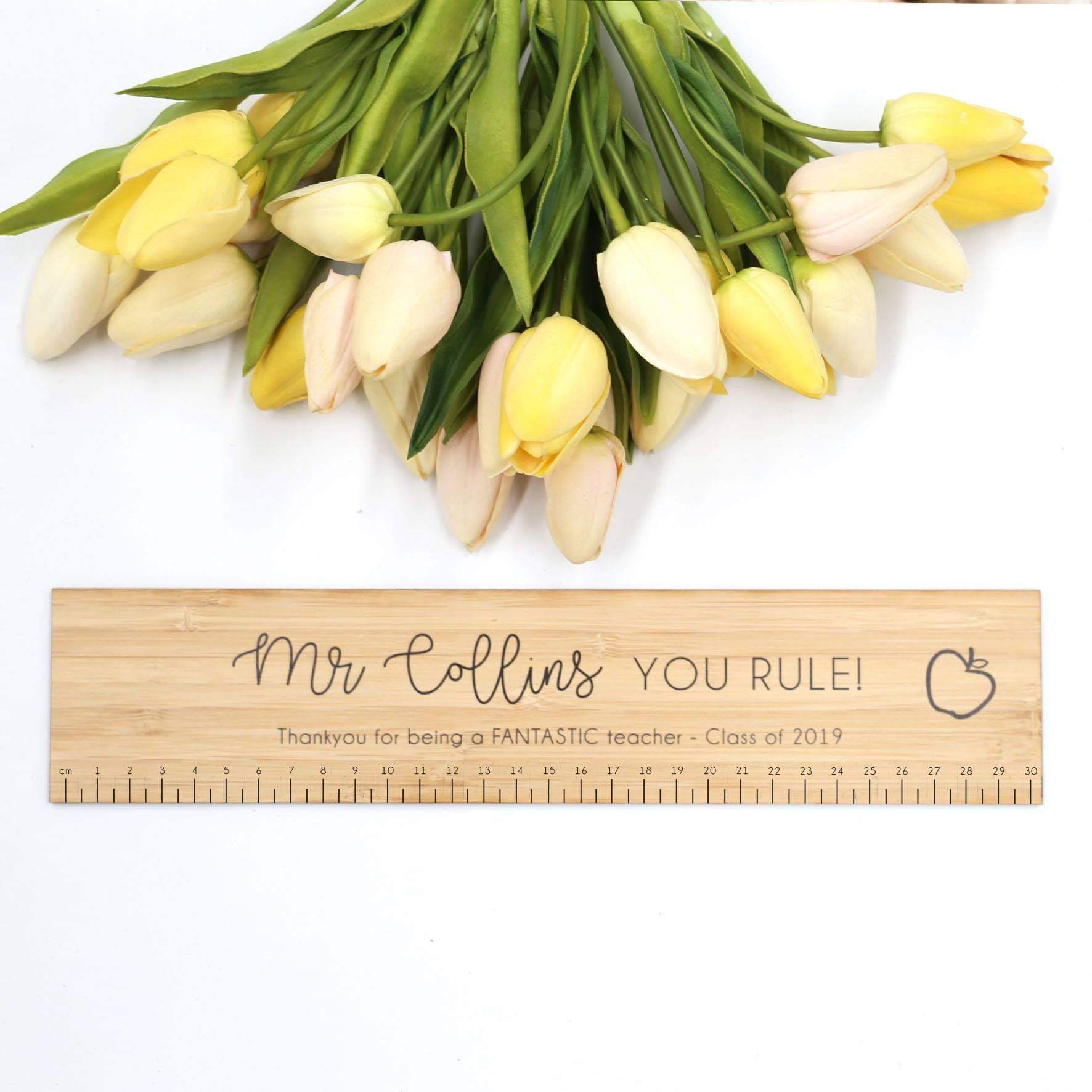You Rule Ribbon You Rule! Ruler - CMC Gold